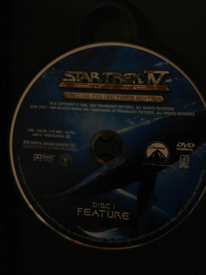 STAR TREK 4 VOYAGE HOME DVD SPECIAL COLLECTORS EDITION - Image 3 of 4