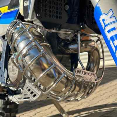 #ad #ad Exhaust Pipe Guard Fit for Enduro Ktm Husqvarna Gasgas 2024 25 TBI Models Silver $225.00