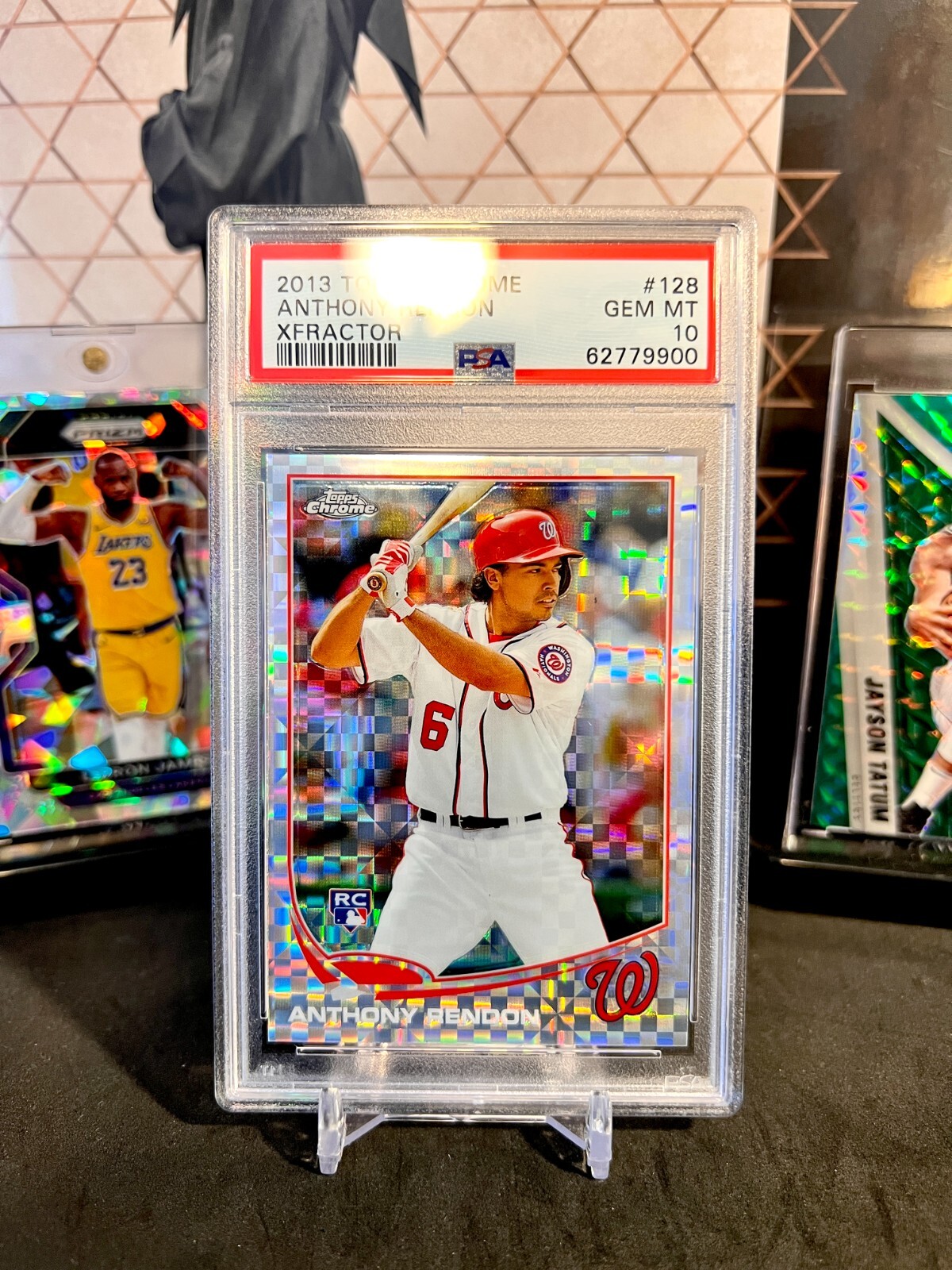 ⭐️ ANTHONY RENDON 2013 TOPPS CHROME X-FRACTOR #128 PSA 10 GEM MINT RC CARD🔥