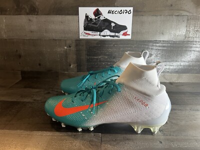 Nike Vapor Untouchable Pro 3 Football Cleats, Men\'s Size 11, Miami Dolphins Nike Vapor Untouchable Pro 3 Football Cleats AO3021-103  main image 4