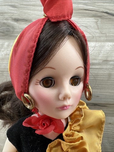Effanbee Dolls (2) Vintage International Dolls 11" Brazil and Italy w/ Stands - 第 7/22 張圖片