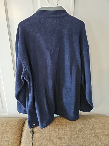 Mens Large Trader Bay Jacket Blue Polyester - Picture 3 of 3