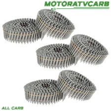 ALL-CARB Full Round-Head Galvanized 3600× 1-1/4"× 0.092" Ring Coil Siding Nail