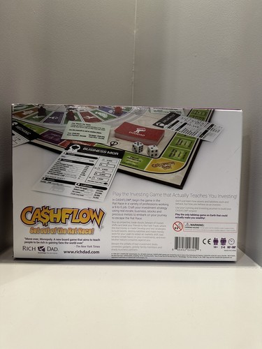CASHFLOW Board Game Rich Dad Poor Dad – COMPLETE! Escape the Rat Race - Picture 8 of 8