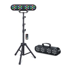 DJ Lights with Stand, Telbum Stage Lighting Packages Sound Activated LED Part...