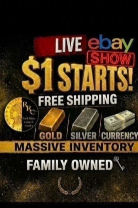 FREE SHIPPING! ROCK RIVER COINS!! EBAY LIVE!