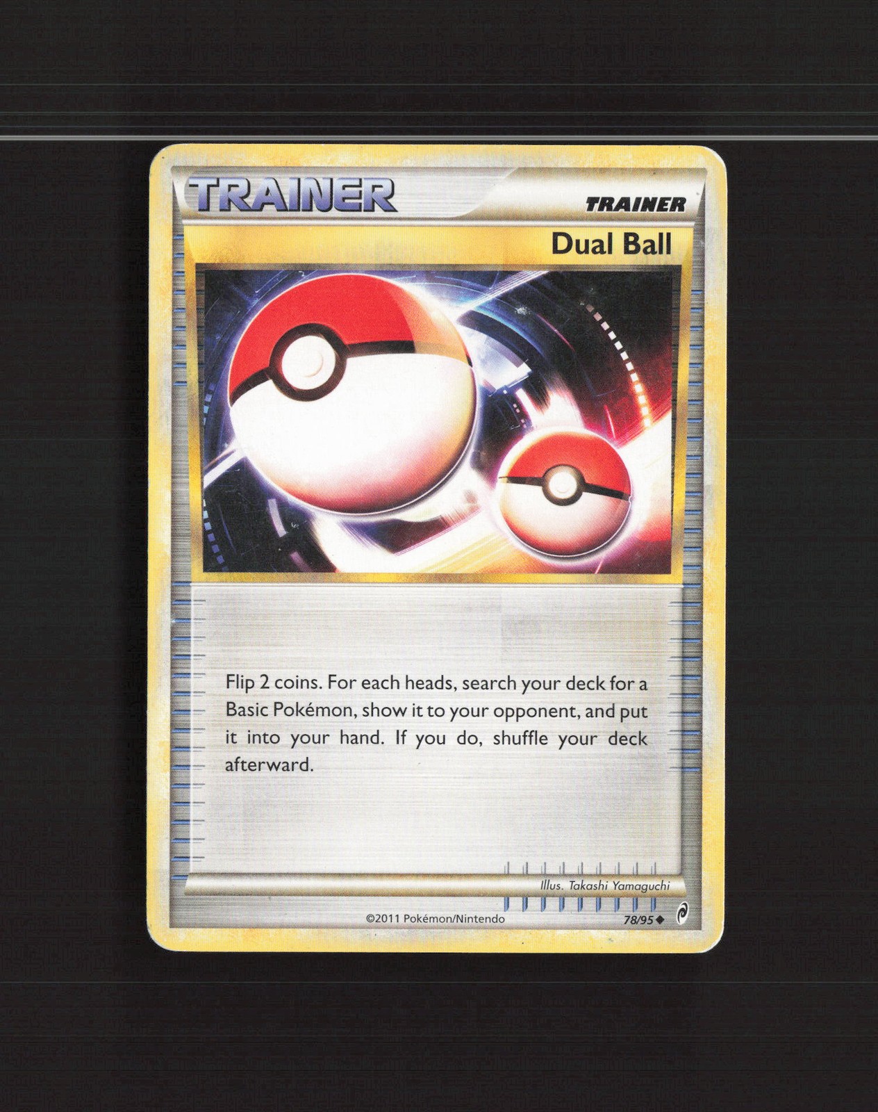 Dual Ball 78/95 Call of Legends Uncommon Pokemon Card DMG