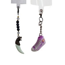Stylish mobile phone Cover Dagger,Shoe charm Use Any Mobile Cover 2 Pc