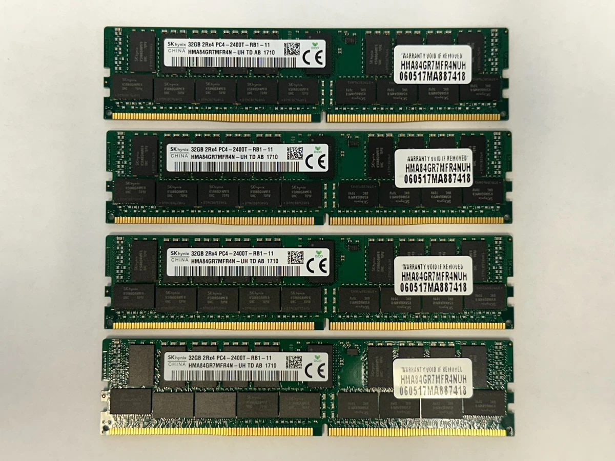 PC4-19200 (DDR4-2400) Bus Speed Server RAM 32 GB Capacity per