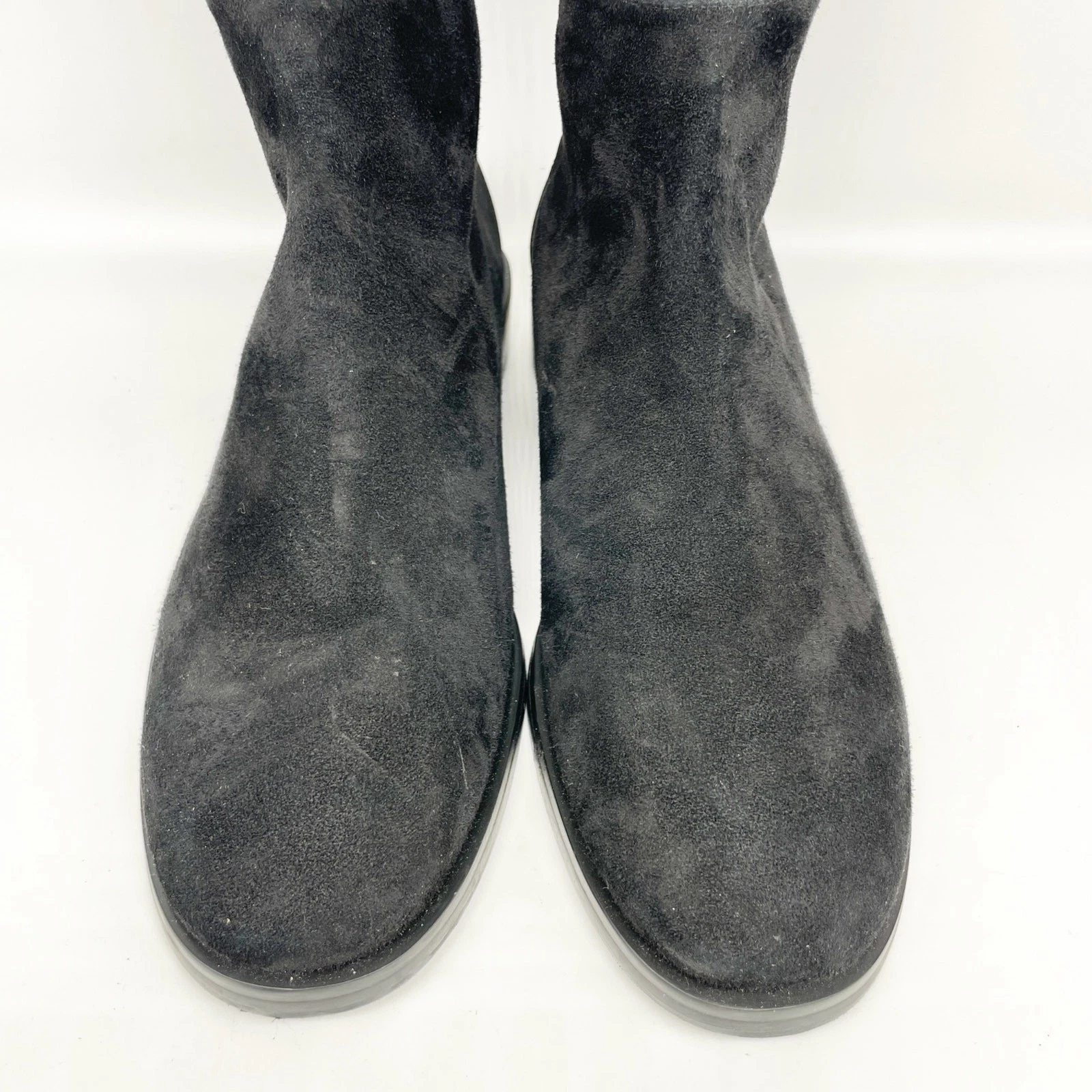 Stuart Weitzman Women's Keelan Suede Knee High Boots Black Size 9B