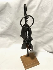 Tucker Jones House Blacksmith Wrought Iron Tavern Puzzle Catch Fish Stand