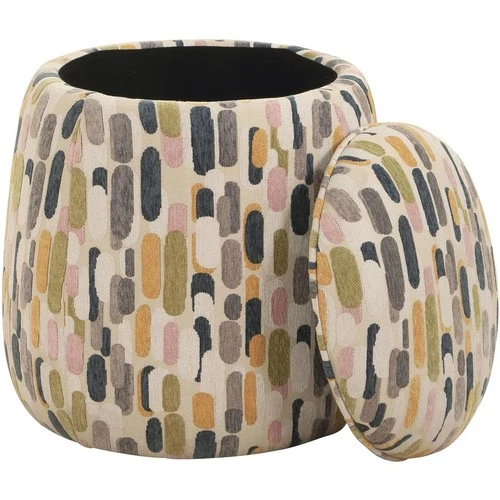 Uttermost 53070 Arem 19.5 inch Multicolor Ottoman - Picture 2 of 4