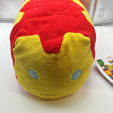 Disney Store Marvel Tsum Tsum Iron Man Plush Small Red/Yellow Washable 2015