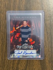 2026 Leaf Pop Century Josh Henderson Auto Autograph #d  2/2