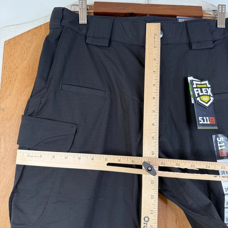 Pantalones tácticos 5.11 para hombre 34x30 Stryke Flex Tec carga utilitaria ropa de trabajo NUEVOS NUEVOS CON ETIQUETAS Foto 4 de 4