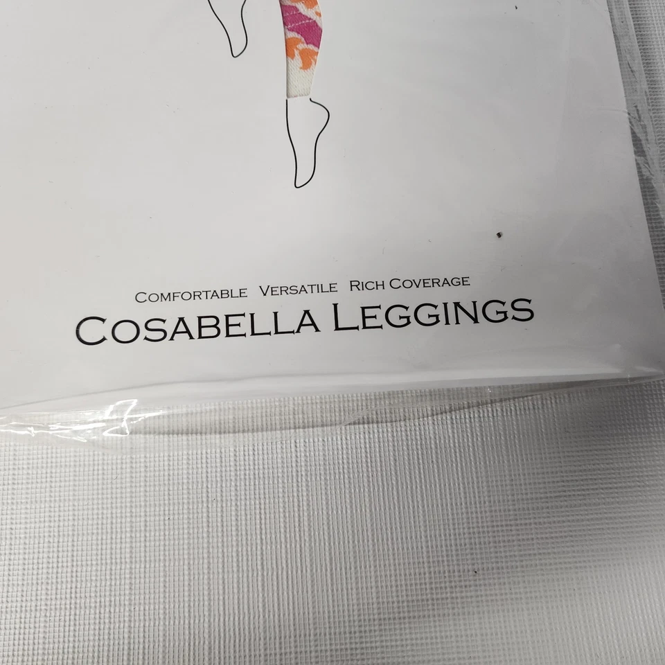 Leggings Cosabella Pequeños Sin Pies Coloridos Nuevos en Paquete Hechos en Italia Foto 4 de 4