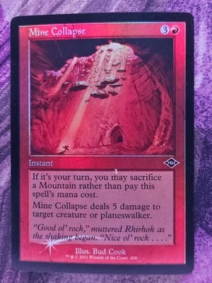 Mine Collapse (Retro Frame) 408 Modern Horizons 2 Magic: The Gathering Foil LP