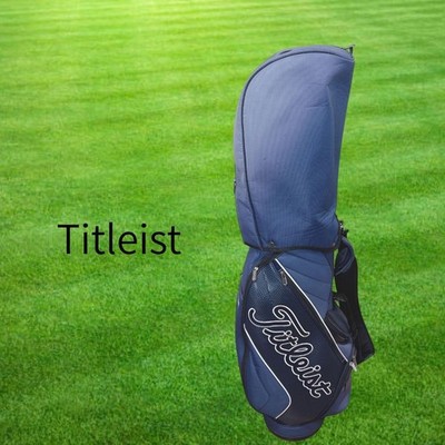Titleist K 372 Navy Blue Caddy Bag Men Rare Golf Model Limited