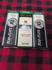 Lot of 3 Sleeves Vintage Top-Flite XL Regular Trajectory Golf Balls Spalding 9