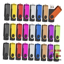 50-Pack 128MB 2.0 USB Flash Drives—Bulk with Lanyards—Colorful