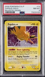 Zapdos 14/100 Majestic Dawn Holo Rare