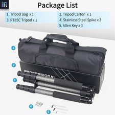 INNOREL RT85C Carbon Fiber Tripod Monopod with N44 Panoramic ballhead for DSLR