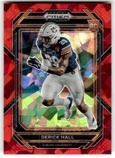 2023 Panini Prizm Draft Picks - Derick Hall #170 Red Ice Prizm (RC)