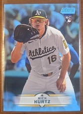 Nick Kurtz RC CY 2025 Topps Stadium Club Light Blue Parallel #9 Athletics