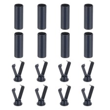 Shoelace Tips 0.79 Inch Fit for Metal Shoe Lace End Caps 8 Pack Dark Blue