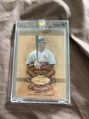 2001 Sp Game Bat Milestone - International Connection Albert Pujols