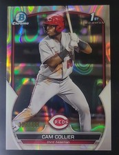 2023 Bowman Chrome Prospects Cam Collier Reds Lava Refractor #BCP-125 388/399