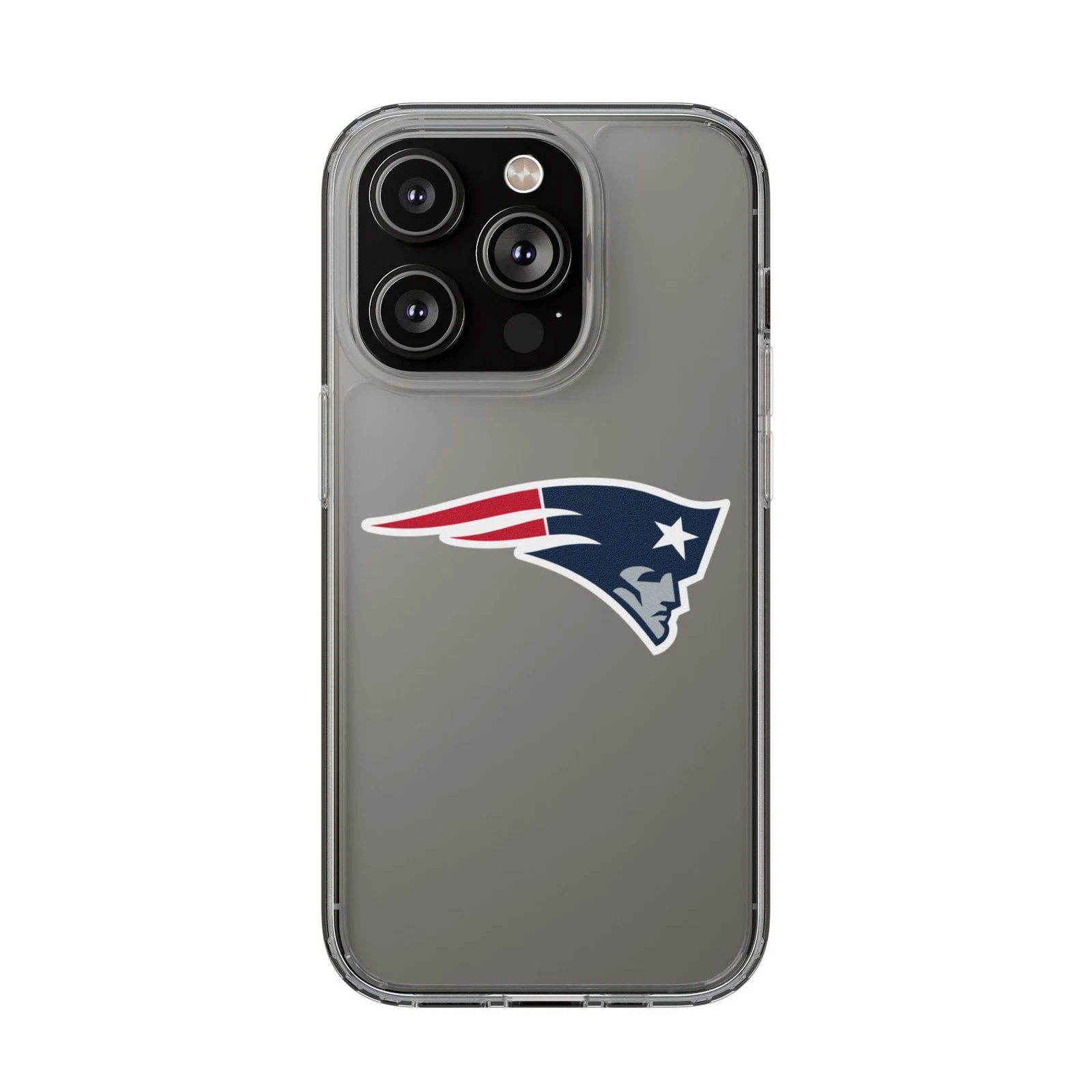 New England Patriots Clear Phone Case for iPhone