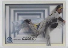 2022 Bowman NPB Nippon Professional Baseball in 3-D Shintaro Fujinami 00cp