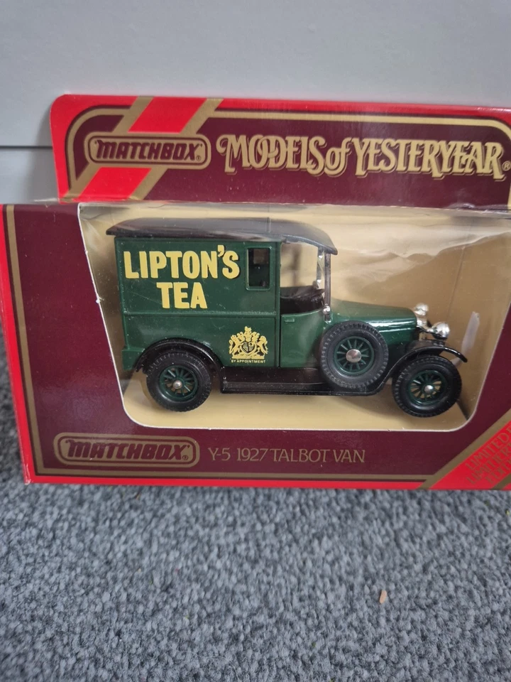 VINTAGE MATCHBOX MODELS OF YESTERYEAR 1927 TALBOT VAN "LIPTONS"  Y-5 - Image 2 of 4