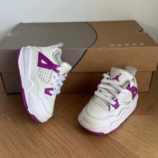 Nike Air Jordan 4 Retro Hyper Violet Toddler Sneakers FQ1313-151- SZ 5 C
