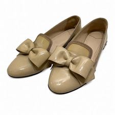 Rare Miu Miu Patent Leather Ballet Flats with Bow Women's Size EU36 US6
