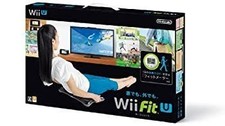 Wii Fit U Balance Wii Board Black Fit Meter Midori Set - Wii U jp