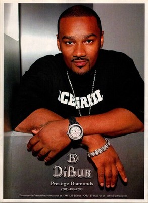 2005   DiBur Diamonds jewelry Print Ad   2000s Y2K HIP HOP BA.24
