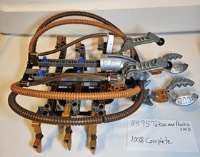 LEGO BIONICLE: Takua and Pewku (8595) 100% Complete.  No Box Or Manual. 