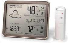 WIRELESS WEATHER STATION Self-Learning Forecast with Atomic Clock Black ACURITE
