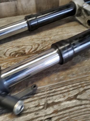 2009 09 08-11 Honda CBR1000RR CBR1000 Front Forks Suspension Tubes Straight - Picture 5 of 16