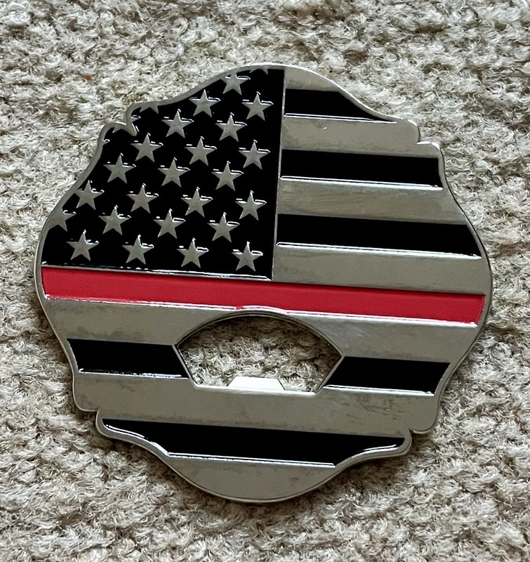 NEW - Anaheim California Firefighters Bottle Opener Challenge Coin