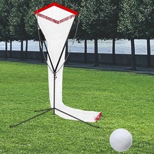 Volleyball Setter Trainer Net with Adjustable Height Portable Serving Practice