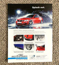 AC SCHNITZER BMW M3 M4 - FRAMEABLE COLLECTIBLE CLASSIC CAR ADVERT
