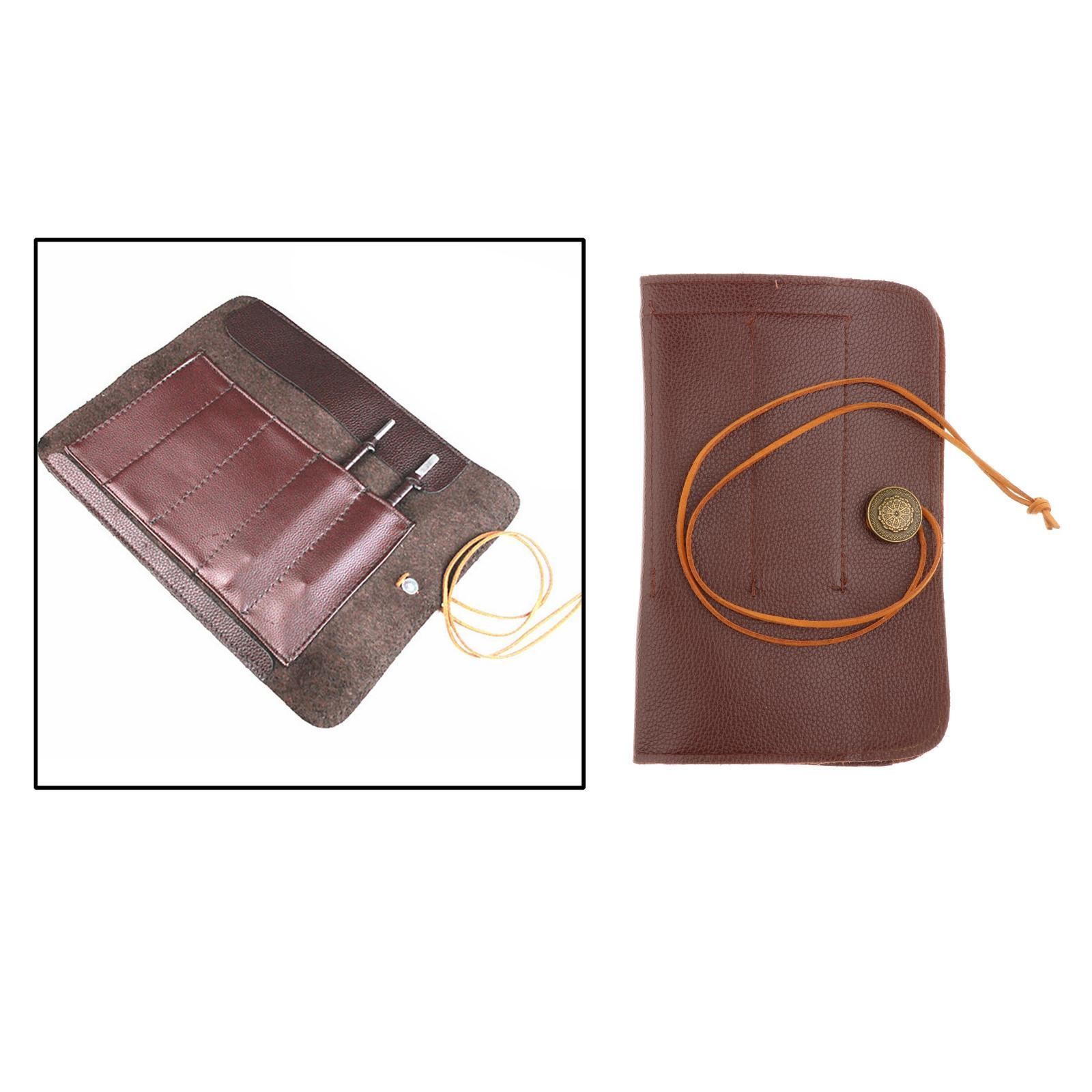 Messer Rolle Tasche PU Leder, Messer Rolle Tasche, Tragbare Reise Werkzeug Rolle