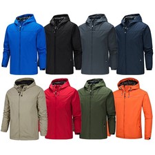 Herren Sport Outdoorjacke Windjacke Übergangsjacke Dünne Windbreaker Mit Kapuze