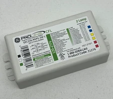 GE GEC226-MVPS-3W-L Programmed Start CFL Ballast (2-Lamp) 26W CFTR CFQ 31276