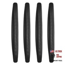 4pcs Car Bumper Guard Strip Anti-Collision Anti-Scratch Bumper Protector Black