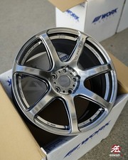 Work Emotion T7r 1p 18x9.5 38 5x114.3 Gt Silver Wrx Sti Accord Tsx Set Of 4 Work Emotion T7r 1p 18x9.5 38 5x114.3 Gt Silver Wrx Sti Accord Tsx Set Of 4