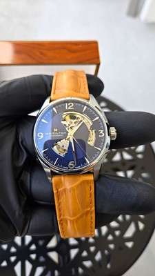 Hamilton Jazzmaster Automatic 42mm Blue Skeleton Dial